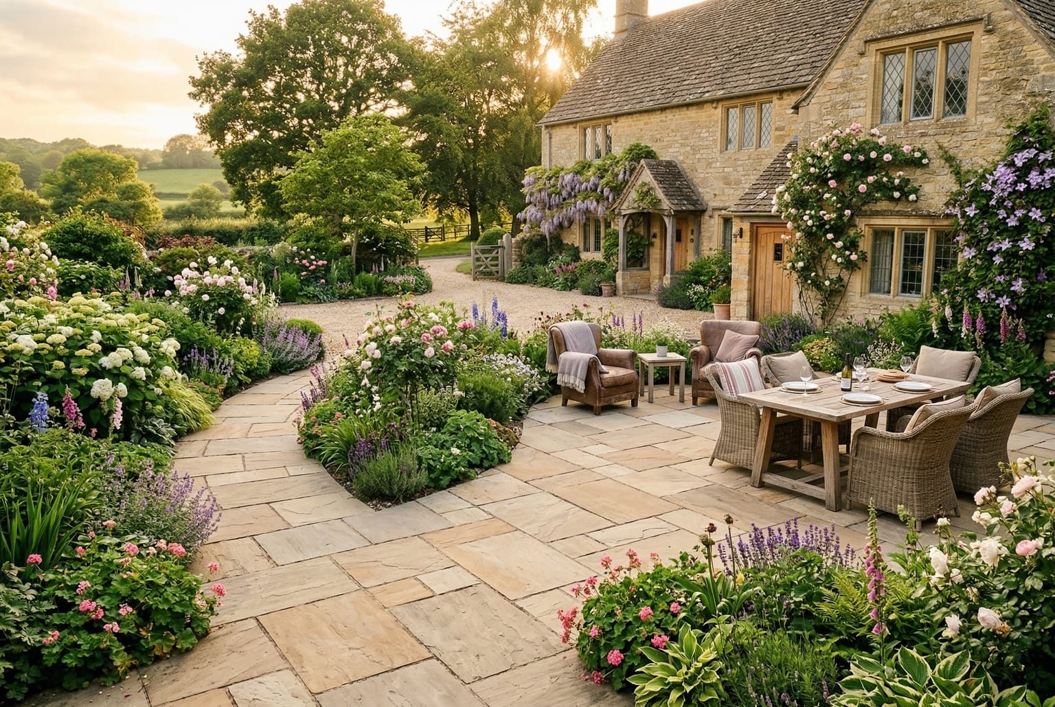 Natural Stone Patio